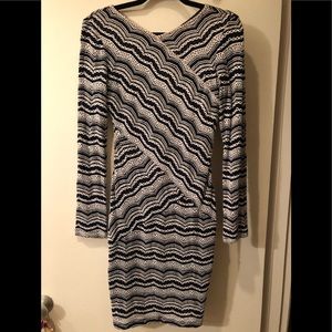 BCBG long sleeve knit dress